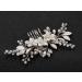 SWEETV Bridal Crystal Hair Comb Clip - Wedding Hair Accessories for Brides, Bridesmaids - Silver - Buy Online on GoSupps.com
