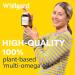 High Strength Vegan Omega 3 6 9 Capsules by Wellgard - 1386mg Flaxseed Oil with Alpha Linolenic Acid (ALA), Linoleic Acid (LA), Vitamin E - Buy Online on GoSupps.com