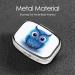Buy Blue Owl Printed Square Pill Box - Portable Medicine Organiser for Travel | International Shipping - Buy Online on GoSupps.com