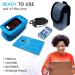 iProven Pulse Oximeter Fingertip - Accurate Blood Oxygen & Heart Rate Monitor - Oximetro De Pulso - OXI-27 Blue - International Shipping Available - Buy Online on GoSupps.com