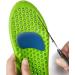 Memory Foam Plantar Fasciitis Relief Insoles - Black/Green - Men 10/Women 12 - Buy Online on GoSupps.com