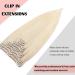 Real Remy Human Hair Extensions - 8pcs Clip-In 18 Clips 105g 50cm (#70 White Bleach) - Premium Quality International Shipping - Buy Online on GoSupps.com