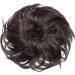 Large Updo Messy Bun Hair Extension Wavy With Elastic Rubber Band 80G Synthetic Thick Chignon Donut Ponytail Hairpiece For Women Dark Brown 6-7 Inch (Pack of 1) Dark Brown - Buy Online on GoSupps.com