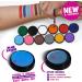 Blue Squid Face Painting Kit for Kids - 22 Color 160pcs with Stencils & Book | Non-Toxic Halloween Makeup | Professional Face Paint Set - Buy Online on GoSupps.com