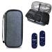 Bogush Insulin Cooler Travel Case with 2 Ice Packs for Insulin Pen Diabetic Medical Cooler Bag Portable Medication Cooler Bag for Insulin Pens and Blood Glucose Monitor Supplie Gray