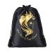 10 Satin Wig Pockets with Cord Strain - Soft Packaging Bags for Hair Extensions | Travel Gift Bags (Black) - Buy Online on GoSupps.com
