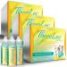 GHT Ultimate Gut & Oxygen Duo: ThreeLac Lemon Probiotic Powder (180 Packets) & Oxygen Elements Max Drops (3oz) - Digestive Support & Cellular Vitality