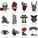 Embroidered Iron-On Rock Band Patches - 15 Pcs for Backpacks, Jackets, Clothing, Hats - DIY Applique Accessories - Buy Online on GoSupps.com