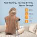 Heating Pad for Back Pain Relief - 24x33 Weighted Neck and Shoulder Pad with 6 Settings - Auto Shut-Off Full Body Heat Therapy - Gifts for Women - Buy Online on GoSupps.com