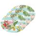 3-Pack Cleaning Kitchen Sponges Oval Striped Flamingo Kitchen Cellulose Dishwashing Wood Pulp Cotton