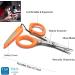 PAFASON 4.5 Inch Stainless Steel Fishing Cord Scissors - High-Precision Cut Ergonomic Handle & Safety Cover - Ideal for Seamless Fishing Experience - Buy Online on GoSupps.com