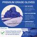 Blue Nitrile Medical Exam Gloves - Latex Free, Powder Free, Food Safe, 3 Mil Thickness, Size Medium - Buy Online on GoSupps.com