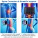 Goldmille Inflatable Lumbar Support Belt for Lower Back Pain Relief - Spinal Traction Device, One Size (29-49 Waist), Blue - Buy Online on GoSupps.com