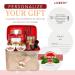 Luxury Birthday Gifts for Her - 30pc Pink Grapefruit Bath & Body Spa Set | Cosmetic Pencils Lip Balm Lotion Perfume & Rose Gold Bag - Buy Online on GoSupps.com