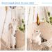 MewooFun Macrame Cat Hammock: Boho Hanging Bed for Indoor Cats - Sleeping, Playing, Climbing, Lounging - Buy Online on GoSupps.com