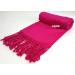 GFM Smooth Shiny Surface Pashmina Style Scarf (L9) - Hot Pink - Buy Online on GoSupps.com