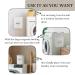 Magnetic Lint Bin for Laundry Room | Metal Trash Can with Lid | Farmhouse Lint Holder & Dryer Lint Brush - Stylish Storage Decor - Buy Online on GoSupps.com