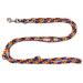Dog leash Double Leash Practice line for medium dogs up to 45 kg over 39 colors very stable (2.40 m navajo) 2.40 m 8 colored navajo