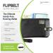 FlipBelt Ultra Wallet  Zippered Running Wallet with Safety Whistle  Exercise Wallet  Black Heather  USA Company - Buy Online on GoSupps.com