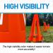 Franklin Sports Mini Soccer Cones - Flexible Orange Cones for Drills and Games - 9 Inches - Buy Online on GoSupps.com