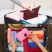 8 Multicolor Dumpling Shaped Nylon Cosmetic Bag - Foldable Travel Bag for Women | Best Shopping Bag - Buy Online on GoSupps.com