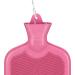 Relaxdays 2L Hot Water Bottle - Durable Safe Odorless Natural Rubber Pink | Ideal for Cozy Comfort - Buy Online on GoSupps.com