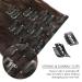 Buy Feshfen 7-Part Clip-In Hair Extensions - Wavy 50cm Medium to Light Ash Brown - International Shipping Available - Buy Online on GoSupps.com