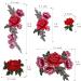 BronaGrand 10pc Embroidered Rose Flower Sew on Patches for DIY Clothing - Style 1 - Buy Online on GoSupps.com