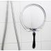 Fogless Shower Mirror with Power Locking Suction Cup - Razor Hook, 360 Rotating Arm - Bathroom Shaving Mirror (Chrome) - Buy Online on GoSupps.com