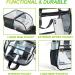 Stadium Approved Clear Mini Backpack with Adjustable Straps - Perfect for Concerts, Sports, Work, and Security - Buy Online on GoSupps.com