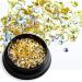 SILPECWEE 3D Gold Nail Charms Kit with Tweezers - DIY Nail Decoration Set - Buy Online on GoSupps.com