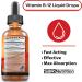 MAX Absorption Vitamin B12 6000mcg Sublingual Liquid Drops - 60 Servings, Non-GMO Vegan Friendly - Buy Online on GoSupps.com
