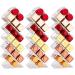 JessLab Lipstick Organizer, Acrylic Lipstick Holder Lip Gloss Tower Clear Cosmetic Makeup Organizer Storage for Bathroom Vanity Countertop (48 Slots)