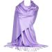 GFM Smooth Shiny Surface Pashmina Style Scarf - Lilac | L9 Collection - Buy Online on GoSupps.com