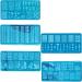 5 PCs Nail Stamping Platte Nail stamp Nail Art Stamp Plates Image template - stamp stencils manicure Stamp plate stencil tools for nails fingername stamp set