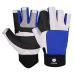 FitsT4 Sailing Gloves 3/4 Finger and Grip Great for Sailing, Yachting, Paddling, Kayaking, Fishing, Dinghying Water Sports for Men and Women blue Medium( Fits 7.5"- 8.5")