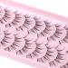 Manga Lashes Korean Natural Anime Eyelashes Wispy 3D Curl 15MM Clear Band - 10 Pairs by Mavphnee - Natural Wispy - Buy Online on GoSupps.com