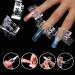 Makartt Nail Tip Clips & Dual Forms Kit - 12Pcs Clear Acrylic Clips + 72Pcs Molds for Poly Gel Nails | Beginner's Nail Art Tools - Buy Online on GoSupps.com