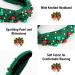 Christmas Headband Pearl Knotted Hair Band with Rhinestone Wide Top Knot Fashion Headband for Women Girls Christmas Hair Accessories (Green) - Buy Online on GoSupps.com