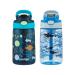 Contigo Kids Water Bottle with Straw - 2 Pack 14 oz - Kids Water Bottles with Autospout Technology Spill Proof Easy-Clean Lid Design Ages 3 Plus Dishwasher Safe Cosmos & Gummy Sharks Navy Cosmos & Blue Gummy Sha...