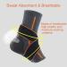 Runee Ankle Brace Compression Support Sleeve - Adjustable Strap for Sprains Plantar Fasciitis Sports Injury Recovery & Pain Relief (Small - Buy Online on GoSupps.com