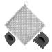 Cast iron cleaner ring cleaner chain network scrubber with plastic grill scrap stainless steel pan cleaner potted cleaner for cleaning of casting and wrought iron for dutch oven frying pans grill pans