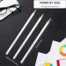 Sewing White Fabric Pencil Bulk 24 Pieces - Water Soluble Tailor Marker for Quilting & DIY Crafts - Buy Online on GoSupps.com