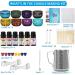 Scented Candle Making Kit with Soy Wax, Wicks, Oils, Dyes, Melting Pot - DIY Supplies for Festival Gifts - Adults and Kids - Black - Buy Online on GoSupps.com