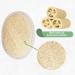 Exfoliating Loofah Pad Body Scrubber - 100% Natural Luffa & Terry Cloth | Spa-Quality Shower Sponge for Men & Women | Cellulite Massage Tool - Buy Online on GoSupps.com