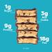 Kiss My Keto 12-Pack Chocolate Cookie Dough Protein Bars | 18g MCTs, 1g Sugar, 3g Net Carbs | Low Sugar, Low Carb Snack - Buy Online on GoSupps.com