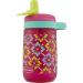 Rubbermaid Leak-Proof Kids Water Bottle 14 oz - Tiki Flowers Graphic Tart Pink - 16 oz - Buy Online on GoSupps.com