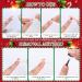MELLIEX 48 Pieces Christmas False Nails Short 12 Sizes Artificial Press on Nails Full Cover Christmas Stick On Nails for Women Nail Art Decoration White Tree - Buy Online on GoSupps.com