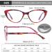 EYEURL Cat Eye Reading Glasses for Women - Blue Light Blocking +1.50 Readers (2 Pack) with Stylish Purple/Pink Pattern Design - Perfect for Computer Use - Buy Online on GoSupps.com