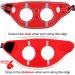 Joyal Dog Harness - Reflective Soft Padded Air-Mesh for Cats & Puppies - XXXS Red (27-31cm) - International Shipping Available - Buy Online on GoSupps.com